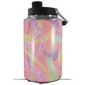 Skin Decal Wrap for Yeti 1 Gallon Jug Neon Swoosh on Pink - JUG NOT INCLUDED by WraptorSkinz