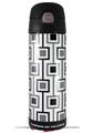 Skin Decal Wrap for Thermos Funtainer 16oz Bottle Squares In Squares (BOTTLE NOT INCLUDED) by WraptorSkinz