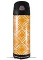 Skin Decal Wrap for Thermos Funtainer 16oz Bottle Wavey Orange (BOTTLE NOT INCLUDED) by WraptorSkinz