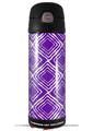 Skin Decal Wrap for Thermos Funtainer 16oz Bottle Wavey Purple (BOTTLE NOT INCLUDED) by WraptorSkinz