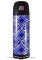 Skin Decal Wrap for Thermos Funtainer 16oz Bottle Wavey Royal Blue (BOTTLE NOT INCLUDED) by WraptorSkinz