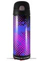 Skin Decal Wrap for Thermos Funtainer 16oz Bottle Halftone Splatter Blue Hot Pink (BOTTLE NOT INCLUDED) by WraptorSkinz