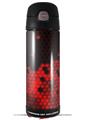 Skin Decal Wrap for Thermos Funtainer 16oz Bottle HEX Red (BOTTLE NOT INCLUDED) by WraptorSkinz