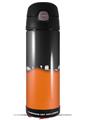 Skin Decal Wrap for Thermos Funtainer 16oz Bottle Ripped Colors Black Orange (BOTTLE NOT INCLUDED) by WraptorSkinz