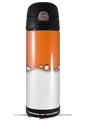 Skin Decal Wrap for Thermos Funtainer 16oz Bottle Ripped Colors Orange White (BOTTLE NOT INCLUDED) by WraptorSkinz
