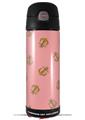 Skin Decal Wrap for Thermos Funtainer 16oz Bottle Anchors Away Pink (BOTTLE NOT INCLUDED) by WraptorSkinz