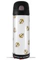 Skin Decal Wrap for Thermos Funtainer 16oz Bottle Anchors Away White (BOTTLE NOT INCLUDED) by WraptorSkinz