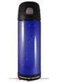 Skin Decal Wrap for Thermos Funtainer 16oz Bottle Raining Blue (BOTTLE NOT INCLUDED) by WraptorSkinz