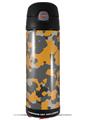 Skin Decal Wrap for Thermos Funtainer 16oz Bottle WraptorCamo Old School Camouflage Camo Orange (BOTTLE NOT INCLUDED) by WraptorSkinz