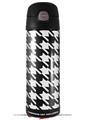 Skin Decal Wrap for Thermos Funtainer 16oz Bottle Houndstooth White (BOTTLE NOT INCLUDED) by WraptorSkinz