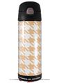 Skin Decal Wrap for Thermos Funtainer 16oz Bottle Houndstooth Peach (BOTTLE NOT INCLUDED) by WraptorSkinz