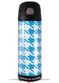 Skin Decal Wrap for Thermos Funtainer 16oz Bottle Houndstooth Blue Neon (BOTTLE NOT INCLUDED) by WraptorSkinz