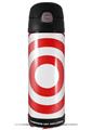Skin Decal Wrap for Thermos Funtainer 16oz Bottle Bullseye Red and White (BOTTLE NOT INCLUDED) by WraptorSkinz