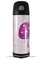 Skin Decal Wrap for Thermos Funtainer 16oz Bottle Mushrooms Hot Pink (BOTTLE NOT INCLUDED) by WraptorSkinz