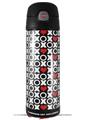 Skin Decal Wrap for Thermos Funtainer 16oz Bottle XO Hearts (BOTTLE NOT INCLUDED) by WraptorSkinz