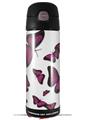 Skin Decal Wrap for Thermos Funtainer 16oz Bottle Butterflies Purple (BOTTLE NOT INCLUDED) by WraptorSkinz