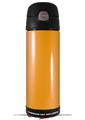 Skin Decal Wrap for Thermos Funtainer 16oz Bottle Solids Collection Orange (BOTTLE NOT INCLUDED) by WraptorSkinz