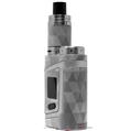 Skin Decal Wraps for Smok AL85 Alien Baby Triangle Mosaic Gray VAPE NOT INCLUDED