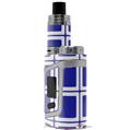 Skin Decal Wraps for Smok AL85 Alien Baby Squared Royal Blue VAPE NOT INCLUDED