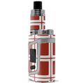 Skin Decal Wraps for Smok AL85 Alien Baby Squared Red Dark VAPE NOT INCLUDED