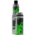 Skin Decal Wraps for Smok AL85 Alien Baby HEX Green VAPE NOT INCLUDED