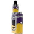 Skin Decal Wraps for Smok AL85 Alien Baby Ripped Colors Purple Yellow VAPE NOT INCLUDED