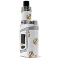 Skin Decal Wraps for Smok AL85 Alien Baby Anchors Away White VAPE NOT INCLUDED