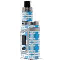 Skin Decal Wraps for Smok AL85 Alien Baby Boxed Neon Blue VAPE NOT INCLUDED