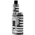 Skin Decal Wraps for Smok AL85 Alien Baby Brushed USA American Flag VAPE NOT INCLUDED