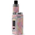 Skin Decal Wraps for Smok AL85 Alien Baby Neon Swoosh on Pink VAPE NOT INCLUDED