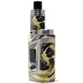 Skin Decal Wraps for Smok AL85 Alien Baby Alecias Swirl 02 Yellow VAPE NOT INCLUDED