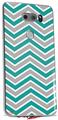 WraptorSkinz Skin Decal Wrap compatible with LG V30 Zig Zag Teal and Gray