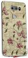 WraptorSkinz Skin Decal Wrap compatible with LG V30 Flowers and Berries Pink