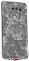WraptorSkinz Skin Decal Wrap compatible with LG V30 Triangle Mosaic Gray