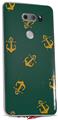 WraptorSkinz Skin Decal Wrap compatible with LG V30 Anchors Away Hunter Green