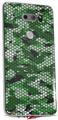WraptorSkinz Skin Decal Wrap compatible with LG V30 HEX Mesh Camo 01 Green