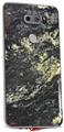 WraptorSkinz Skin Decal Wrap compatible with LG V30 Marble Granite 03 Black