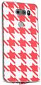WraptorSkinz Skin Decal Wrap compatible with LG V30 Houndstooth Coral
