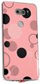 WraptorSkinz Skin Decal Wrap compatible with LG V30 Lots of Dots Pink on Pink