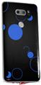 WraptorSkinz Skin Decal Wrap compatible with LG V30 Lots of Dots Blue on Black