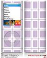 iPod Nano 4G Skin Squared Lavender