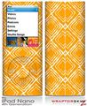 iPod Nano 4G Skin Wavey Orange