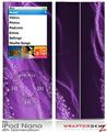 iPod Nano 4G Skin Mystic Vortex Purple
