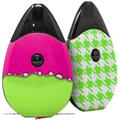 Skin Decal Wrap 2 Pack compatible with Suorin Drop Ripped Colors Hot Pink Neon Green VAPE NOT INCLUDED