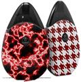 Skin Decal Wrap 2 Pack compatible with Suorin Drop Electrify Red VAPE NOT INCLUDED