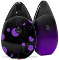 Skin Decal Wrap 2 Pack compatible with Suorin Drop Lots of Dots Purple on Black VAPE NOT INCLUDED