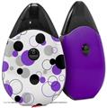Skin Decal Wrap 2 Pack compatible with Suorin Drop Lots of Dots Purple on White VAPE NOT INCLUDED