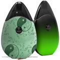 Skin Decal Wrap 2 Pack compatible with Suorin Drop Feminine Yin Yang Green VAPE NOT INCLUDED