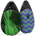 Skin Decal Wrap 2 Pack compatible with Suorin Drop Mystic Vortex Green VAPE NOT INCLUDED