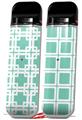 Skin Decal Wrap 2 Pack for Smok Novo v1 Boxed Seafoam Green VAPE NOT INCLUDED